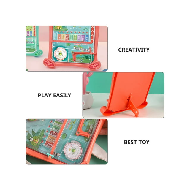 1PC Pinball Machine Toy Kids Pinball Machine Desktop Game Plaything for Home Dorm Kid Kids