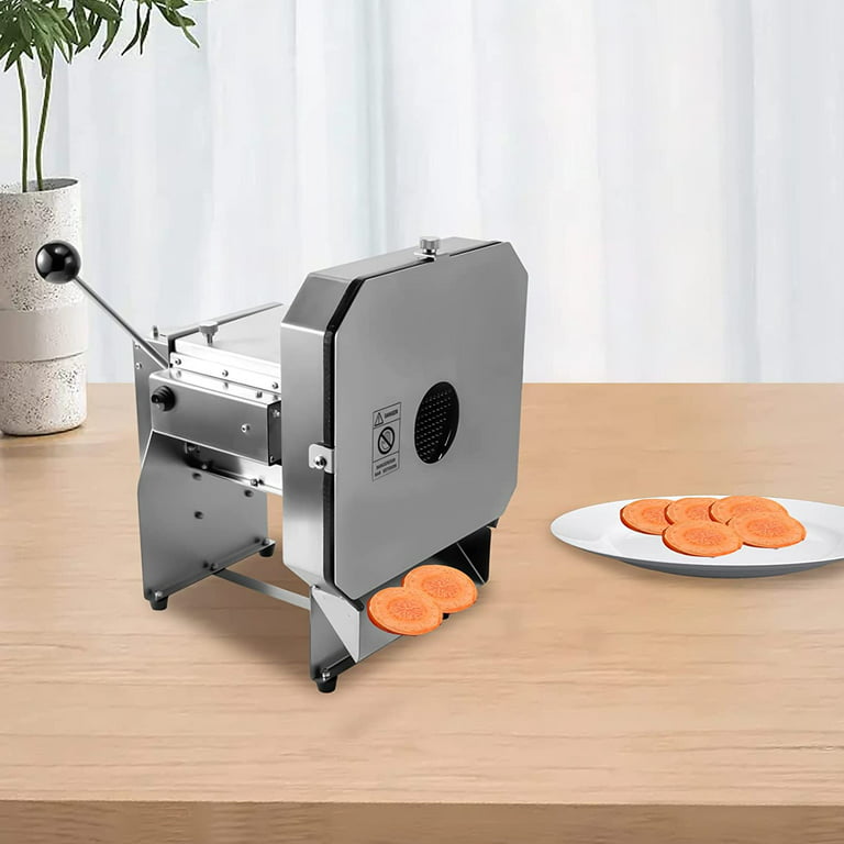 Commercial Electric Vegetable Fruit Slicer Potato Slicer Machine Stainless  Steel