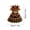 #2, variant on WWLQHUI Crochet Highland Cow Tree, 7.8'' 100% Cotton DIY Kit with Bow Bell for Tabletop Holiday Decor