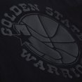 thumbnail image 6 of Men's Mitchell & Ness  Black Golden State Warriors Playmaker Vintage Logo T-Shirt, 6 of 6