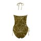 thumbnail image 4 of WILLBEST Trajes de Baño Mujer Con Falda de Moda de Verano de Las Mujeres de La Hoja de Arce Línea de Impresión Sexy Con Cordones Traje de Baño Dividido, 4 of 4
