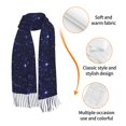 thumbnail image 3 of Shawl Wraps for Women - Galaxy Violet abstract Glitter Oversized Fall Winter Fashion Blanket Scarf for Women, 3 of 6