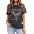 thumbnail image 3 of KimSoong Woman Vintage Rock Band T-Shirt Retro Bird Shirt Eagle Graphic Tees Retro Music Shirt Casual Short Sleeve Tops,Gray, 3 of 12