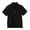 Black, variant on Krdevn Kids Boys Girls Solid Stand Collar Short Sleeve Polo Shirt Casual Summer School Uniform Top,7-8 Years