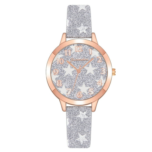 Juxiaosho Reloj de moda para mujer Reloj de acero inoxidable Vestido casual Muñeca Cristal Wmkox8yii gfajkfgbkjabf565
