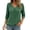 Green, variant on Plus Size Womens Clothes Kelon Tops for Women Long Sleeve V Neck Dressy Casual 2026 T Shirts Summer Business Work Basic Tees, S