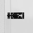 thumbnail image 2 of Shisuyan 4 Pcs Verrou Coulissant en Acier Inoxydable Noir Robuste pour Usage Extérieur, 2 of 8