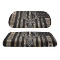 thumbnail image 2 of Pzuqiu Camouflage Deer Flag 2-Piece Golf Cart Seat Covers - Breathable Washable Universal Fit for Most 2-Seater Golf Carts, 2 of 10