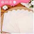 thumbnail image 7 of KABOER 20 Pcs Muslin Baby Washcloths, Cotton 6-Layer Wash Cloths for Sensitive Skin, 12"x12" Large, Ultra Soft and Absorbent Infant Essentials for Newborn and Toddlers, White with Pink Trim, 7 of 7