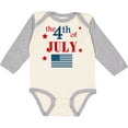 thumbnail image 3 of Inktastic The 4th of July- Boys or Girls Long Sleeve Baby Bodysuit, 3 of 5