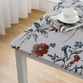 thumbnail image 4 of nygtbtfer PVC Table Cover Reusable Oilcloth Tablecloths Plastic Spillproof Wipeable Card Table Cloth Small Square Tablecloth for Bistro Table, 4 of 7