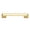 Hand-finished in a gold tone., variant on Utopia Alley Marino Pull Handle - Decorative Cabinet Drop Pull Handles- Vintage Cabinet Hardware with Hand Finished Brushed Brass - Metal Drawer Pull Handle, 5.0" Center to Center
