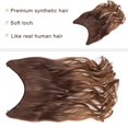 thumbnail image 3 of MY-LADY Synthetic 20inch Wire Hair Extensions Curly Wavy Long Invisible Transparent Wire Adjustable Size Heat Resistance Fiber No Clip Hairpieces for Women 20inch, 3 of 8