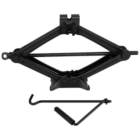 Scissor Car Jack 2.5 Ton (5511 lbs) Tire Changing Kit with Crank Handle - Emergency Kit for Car, SUV, MPV