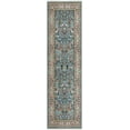 thumbnail image 2 of Rugs.com Rabia Collection Rug – 2' 7 x 9' Runner Blue Low Rug Perfect For Hallways, Entryways, 2 of 9