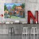 thumbnail image 3 of Pintura al óleo por números Escena céntrica Lienzo Obra de arte Cuadro de sala de estar Kit de decoración Tmvgtek Arte deco, 3 of 9