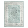 thumbnail image 3 of Unique Loom Aurelia Collection Area Rug - Trajan (10' x 13' Rectangle Aqua/Ivory), 3 of 7