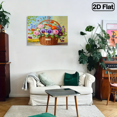 thumbnail image 6 of 500 pieces of horizontal paper jigsaw puzzle - a basket of beautiful flowers, with dimensions of 20.5 * 15 inches., 6 of 9