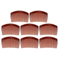 thumbnail image 1 of Peine Clásico Lateral con Clip 8uds Unique Bargains Marrón 8x5cm, 1 of 6