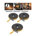 thumbnail image 2 of Black Flat Stove Rope Self Adhesive Glass Seal Stove Fire Rope, 2 of 9