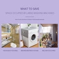 thumbnail image 5 of LEFTHIGH Home Portable Washing Machine Foldable Mini Washing Machine, Small Washing Machine for Underwear, Baby Clothes, Suitable for Apartments, Dormitories, Camping, Travel Birthday Decorations, 5 of 7