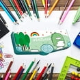 thumbnail image 3 of JHIJHOO Cartoon Pattern Multifunction Pencil Case with Pop Out Scissors & Pencil Sharpener, Assorted Colors, 3 of 4
