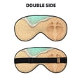 thumbnail image 2 of Goofa Beach Footprint Printed Sleep Eye Mask for Men Women, Zero Eye Pressure Sleeping Mask, Light Blocking Night Blindfold, Soft Eye Shade Cover, 2 of 7