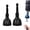 Black, variant on Tungsten Steel Deburring Chamfer Tool, 2pc Heavy Duty Bolt Repair & Thread Restorer, Metal Burr Remover Drill Bit Attachment, Built-in Blade, for Drill, External Chamfer Tool Remove Burr Fits (Black)