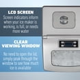 thumbnail image 5 of Deco Chef Countertop 40 LB Ice Maker, Makes Extra Large Cubes, 2.4 lb of Ice Every 15-20 Minutes, LCD Status Indicator, Adjustable Cube Size, Stainless Steel, 5 of 10