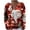 Red, variant on Womens Christmas Sweater Plus Size Long Sleeve Button Down Knit Sweater Jacket Winter Santa Xmas Open Front Holiday Christmas Sweaters White S