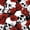 Black Red 02, variant on Homewish Goth Coffin Skull Twin Duvet Cover for Kids, Lavender Rose Butterfly Bat Twin Bedding, Halloween Reversible, 2pcs, 1 Duvet Cover and 1 Pillowcase