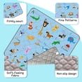 thumbnail image 5 of FUGWU Baby Play Mat for Floor, Fits 50x50 Playpen, Non-Slip & Soft Crawling Mat for Infants (Blue Animal), 5 of 7
