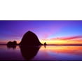thumbnail image 2 of Leahy, Ike 14x9 Gold Ornate Wood Framed with Double Matting Museum Art Print Titled - Cannon Beach I, 2 of 4