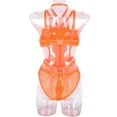 thumbnail image 5 of Fengqque Women's Sexy Hanging Neck Sexy Mesh Splicing Underwear Jumpsuit, 5 of 8