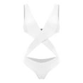 thumbnail image 2 of Seyurigaoka Women Bodysuit Swimsuit, Crossover Design, Sexy V-neck Clothing, 2 of 5