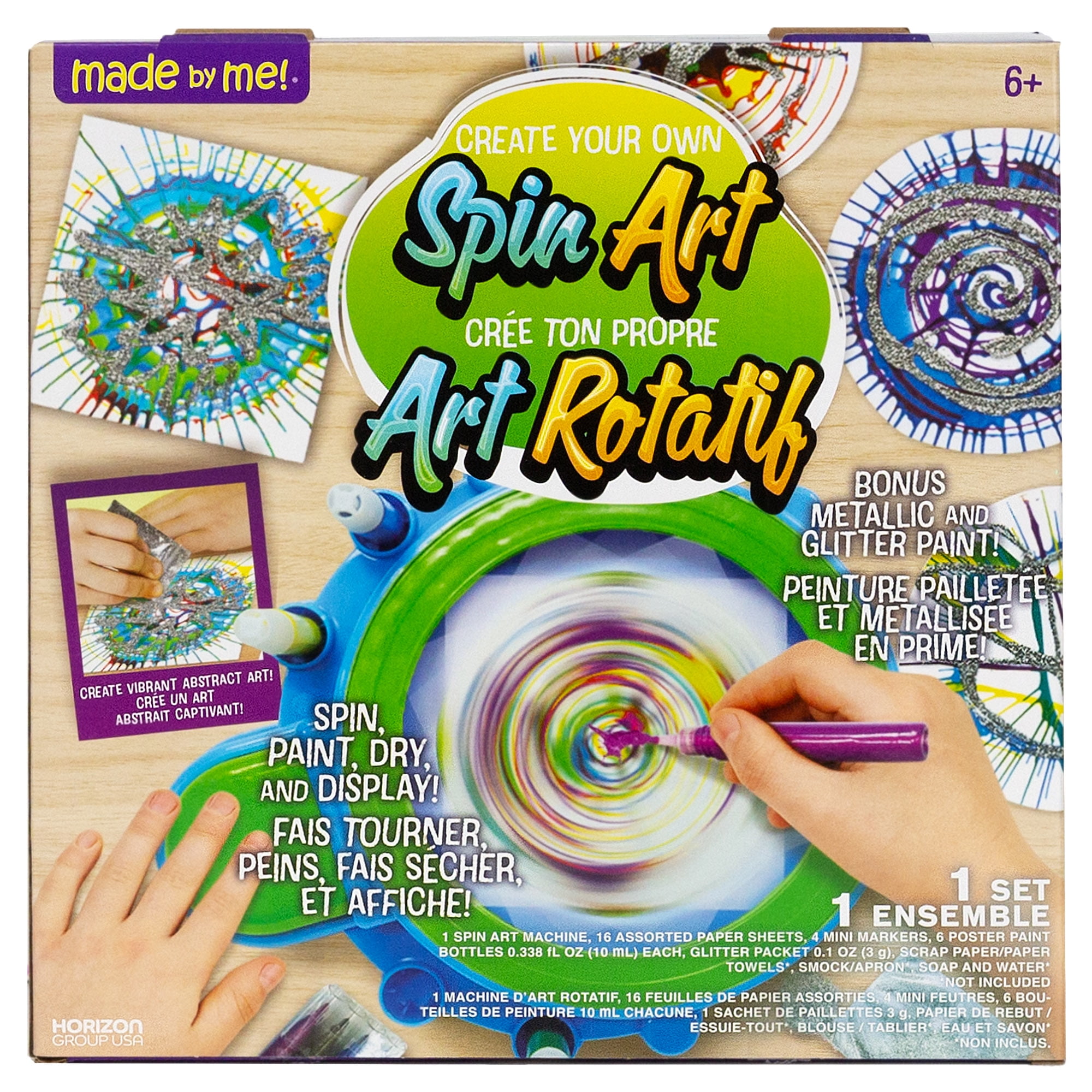 Made By Me Create Your Own Spin Art