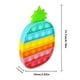 thumbnail image 5 of Fidget Toy Rainbow Push Pop Bubble Toy Silicona Niños Herramienta de alivio del estrés educativo, Arco iris de piña Inevent FN000425-01, 5 of 7
