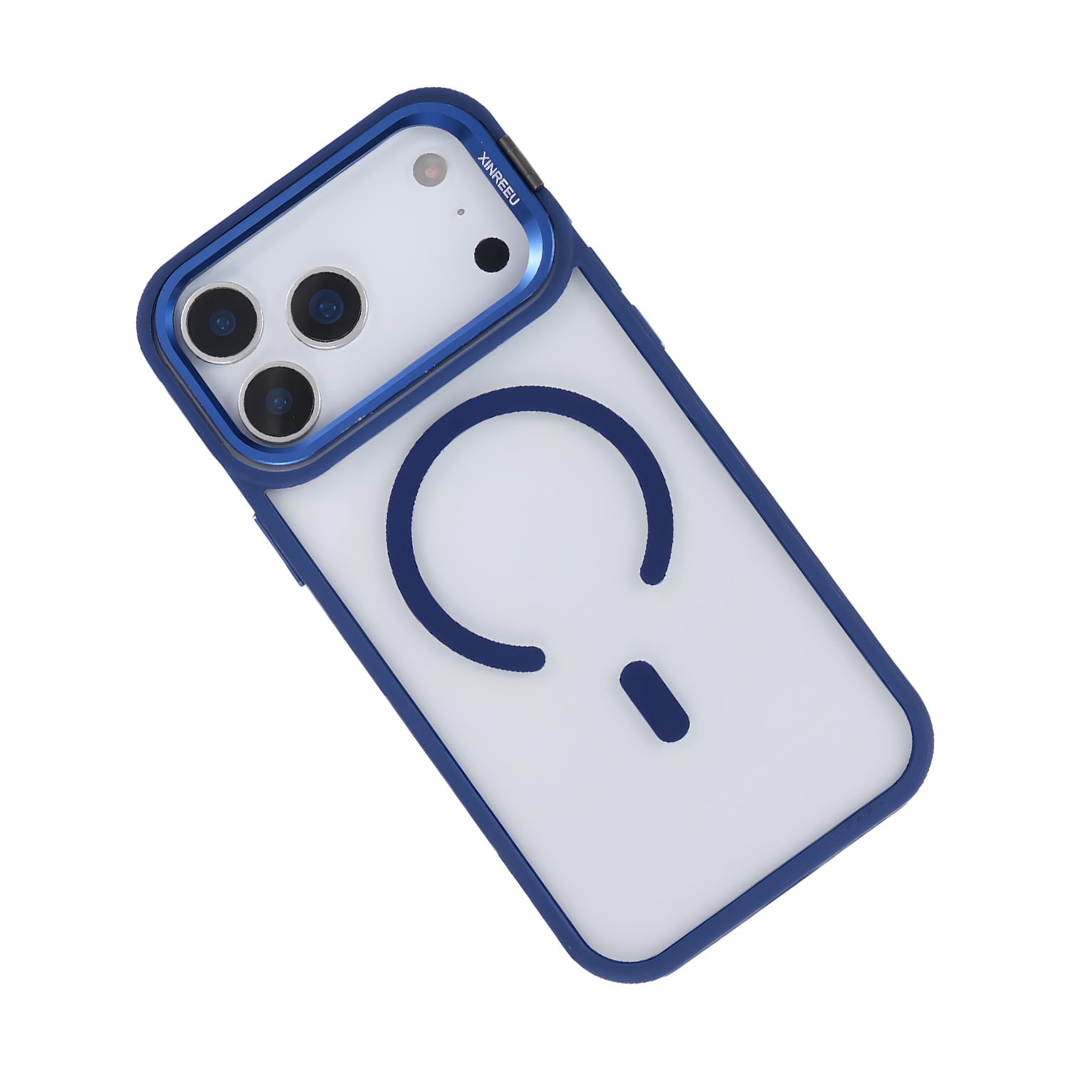 MagSafe Clear Case with Camera Stand for iPhone 17 Pro - Dark Blue