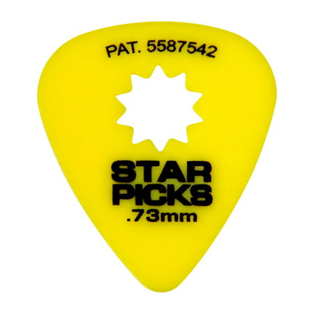 Everly Star Grip Guitar Picks (50 Picks) .73 mm (Best Grip Guitar Picks)