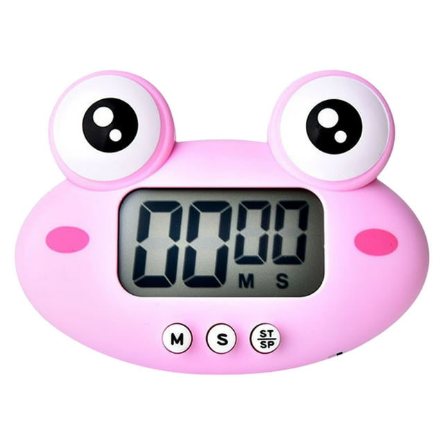 Binwennn Dough Bowl Candle for Cooking Digital Cycle Timer Cartoon Animal Countdown Timer Cow Digital Cooking Timer With Stand For Cooking Bake Timer Kitchen