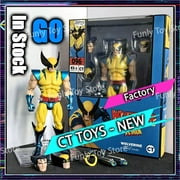 In Stock Ct Toys Wolverine Mafex 096 Figure 138 Brown Comic Ver X-Men Anime Action Figure Figurine Model Customized Gifts Toys