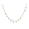 thumbnail image 2 of Xihbxyly Liquidación de verano Collar en color caramelo Collar en color Collar en capas pequeñas, 2 of 7