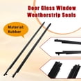 thumbnail image 5 of Door Window Sweep Belt Molding Weatherstrip Driver & Passenger Side for Scion tC, 5 of 8