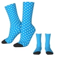 thumbnail image 2 of Blue And White Polka Dot Stockings Spots Harajuku Socks Autumn Anti Bacterial Socks Women, 2 of 7