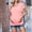 Pink, variant on SEMPAI Womens Nursing Tops Short Sleeve Breastfeeding Shirts Double Layer Postpartum Shirt