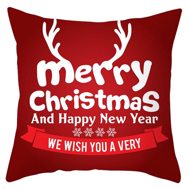 Jusqu'à 65 % de Rabais SMihono Housse de Coussin de Noël, Forme Flocon de Neige, Forme Orignal Père Noël, Rouge Classique de Noël