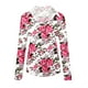 thumbnail image 4 of Puntoco Mujeres Impreso Algodón Manga Larga Tanque Carrera Bloues Cardigan tops Puntoco Puntoco-1, 4 of 5