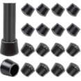 thumbnail image 1 of Paquete de 16 tapas protectoras de goma CHUNC para patas de sillas Diámetro interior 1 pulgada color negro, 1 of 4