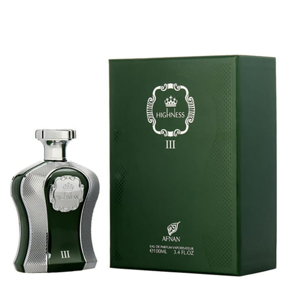 Afnan Men's His Highness III Green EDP Spray 3.4 oz Fragrances 6290171002246