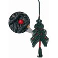 thumbnail image 3 of Christmas Hanging Ornament Hand-woven Christmas Tree Pendants Party Hanging Ornament Christmas Decor (green)(1pc), 3 of 5